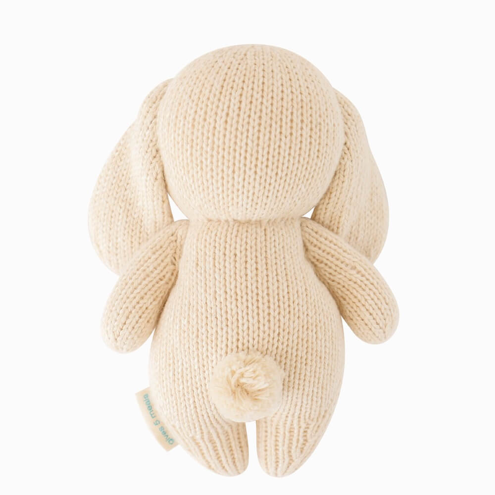 Peluche tricotée à la main - Bébé lapin (7")-cuddle + kind-Boutique LeoLudo