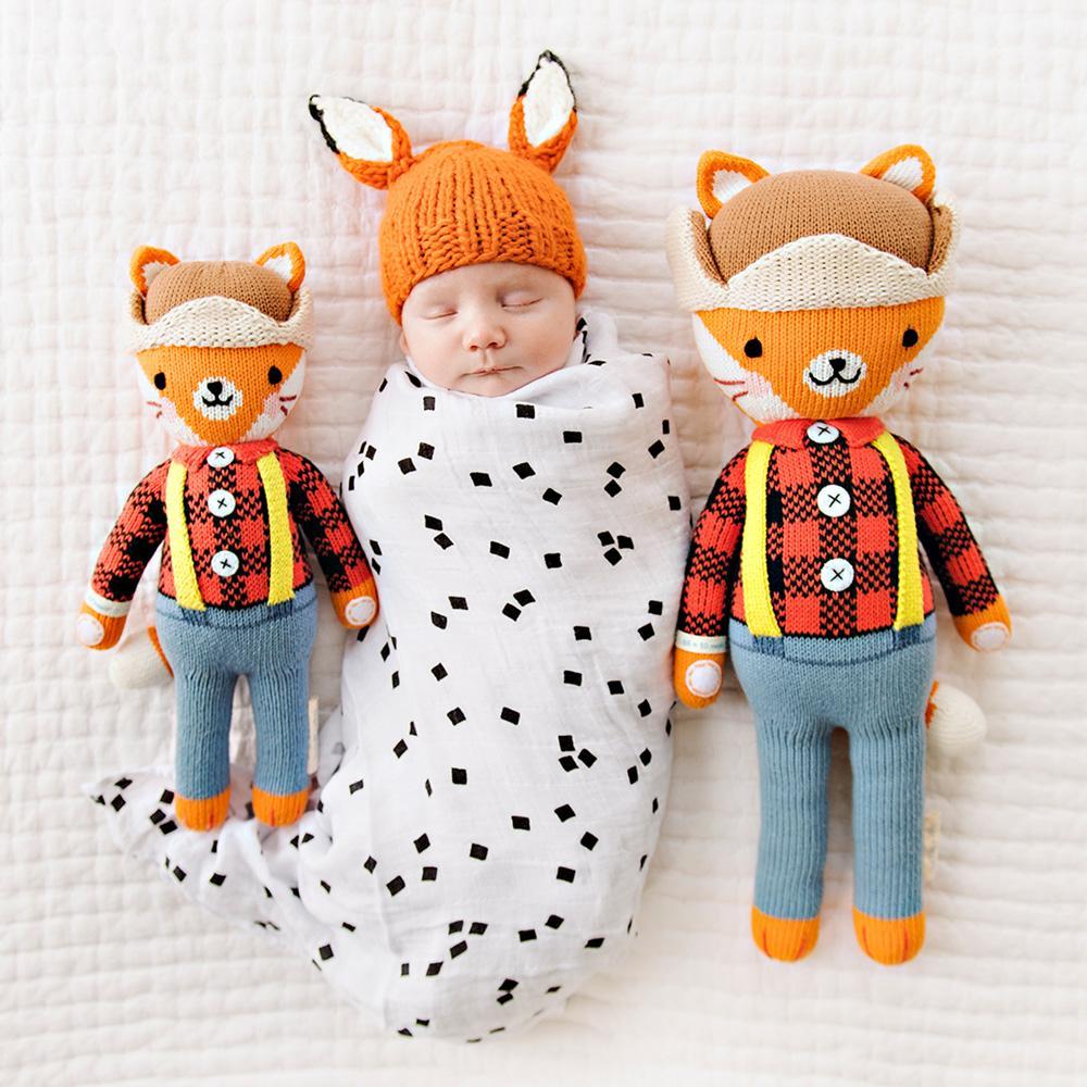 Peluche - Wyatt le renard-cuddle + kind-Boutique LeoLudo