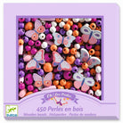 Perles en bois - Papillons (450 pcs) - Jeux de motricité fine - Boutique LeoLudo - Djeco