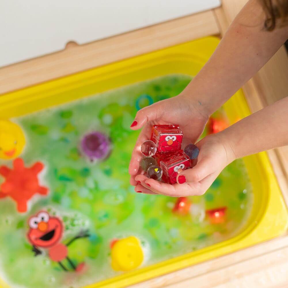 Personnage + cubes lumineux pour le bain Sesame Street - Elmo-Glo Pals-Boutique LeoLudo