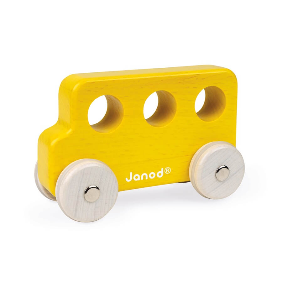 Petit véhicule en bois à pousser - Véhicules de jeu - Boutique LeoLudo - Janod
