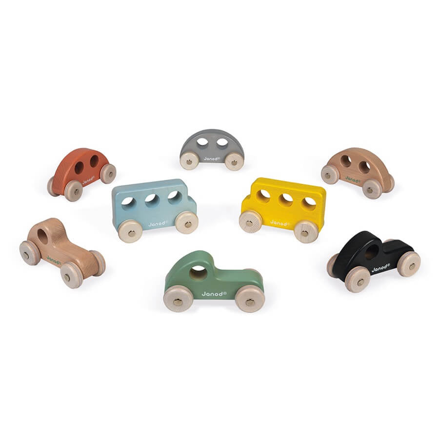 Petit véhicule en bois à pousser - Véhicules de jeu - Boutique LeoLudo - Janod