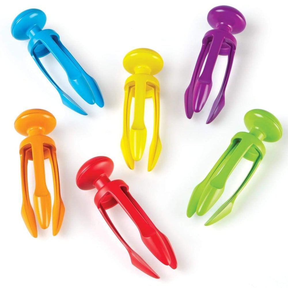 Pinces Tri - Grip (ensemble de 6) - Jeux éducatifs - Boutique LeoLudo - Learning Resources