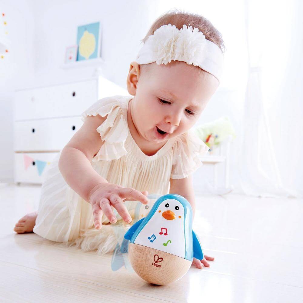 Pingouin musical qui se dandine - Jouets d'éveil - Boutique LeoLudo - Hape