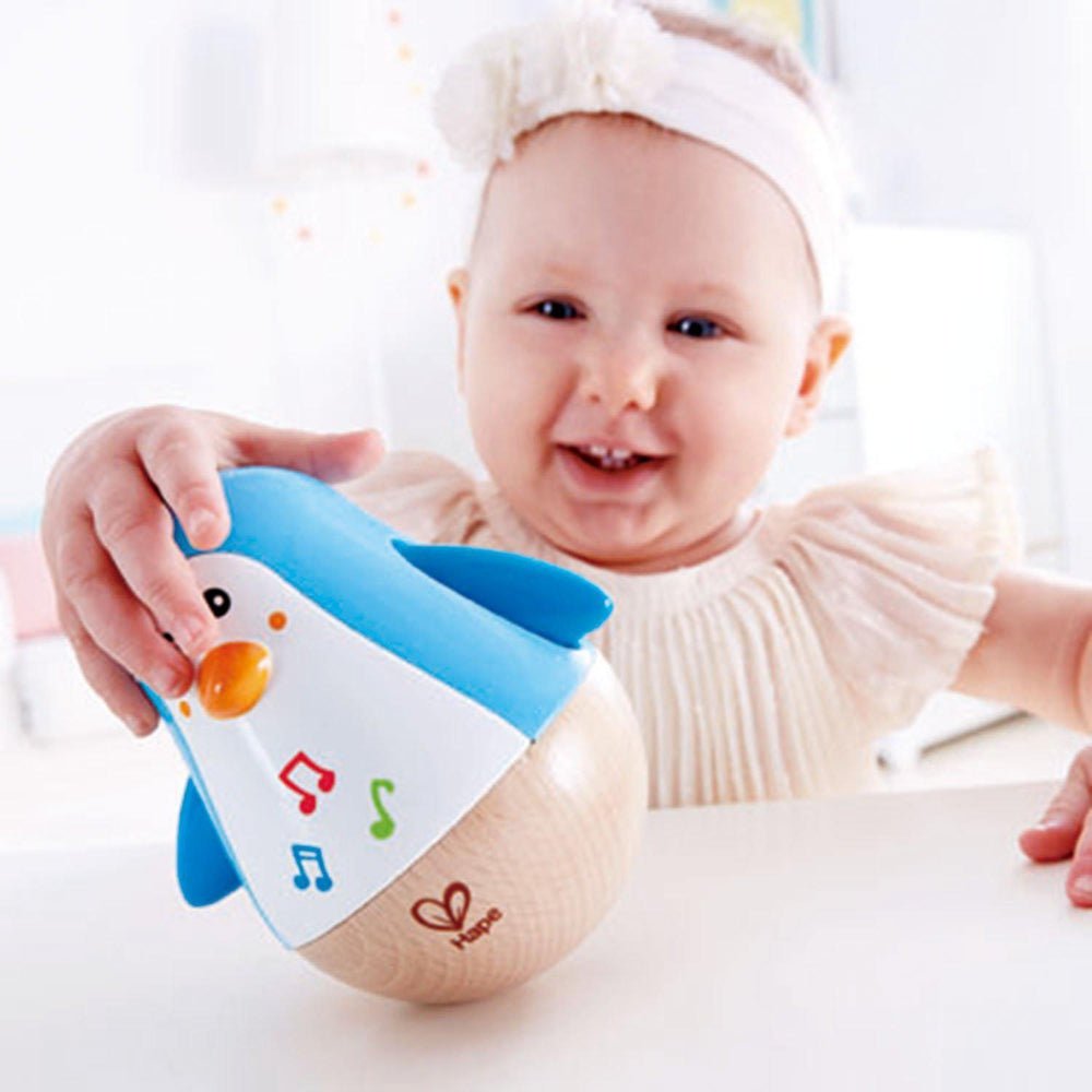 Pingouin musical qui se dandine - Jouets d'éveil - Boutique LeoLudo - Hape