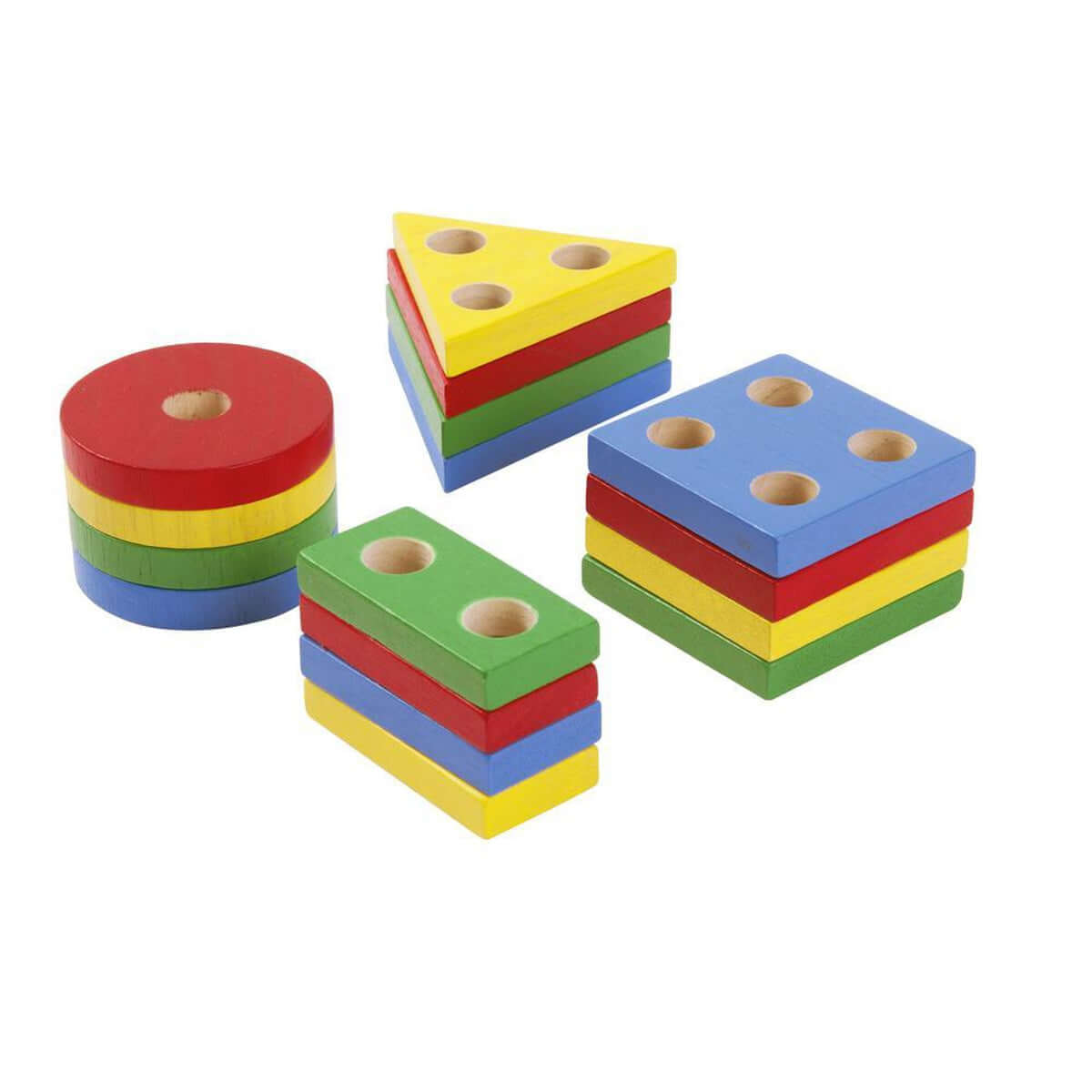 Plateau de tri géométrique - Jouets à trier & empiler - Boutique LeoLudo - Plan Toys