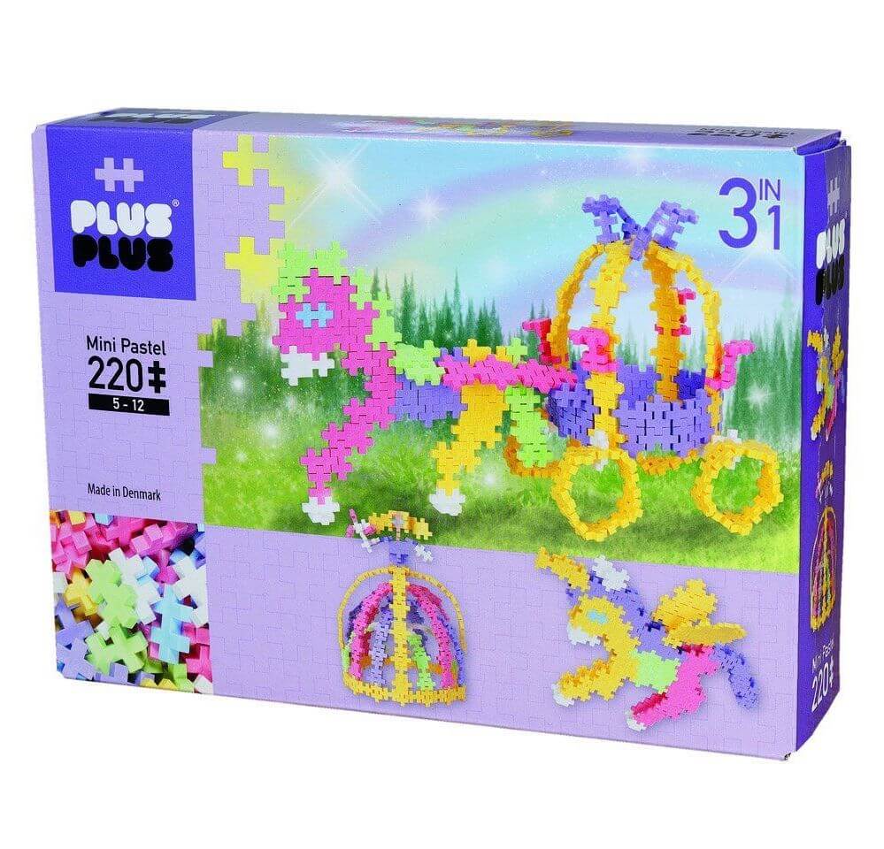 Plus - Plus Mini Basic 220 pièces - Licorne et carosse - Jeux de construction - Boutique LeoLudo - Plus - Plus