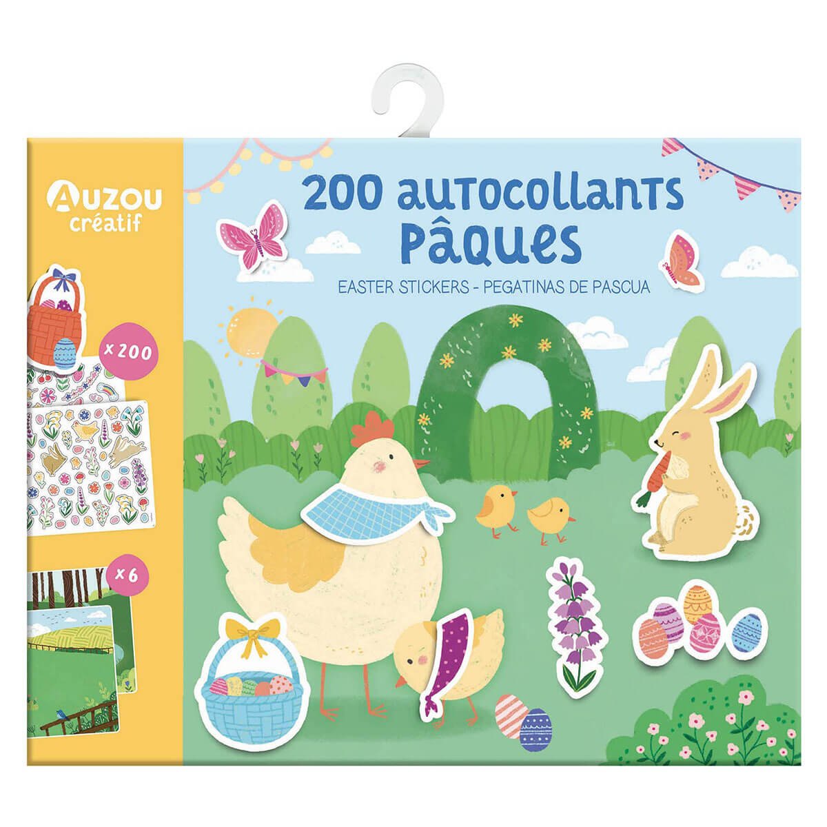 Pochette de 200 autocollants de Pâques - Livres - Boutique LeoLudo - Auzou