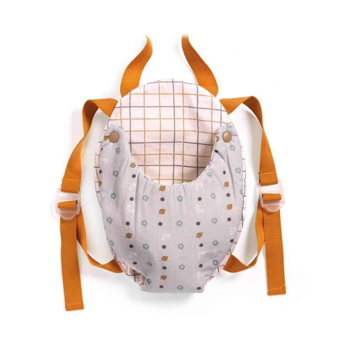 Porte - bébé Blue Gray pour poupée Pomea - Accessoires poupée - Boutique LeoLudo - Djeco