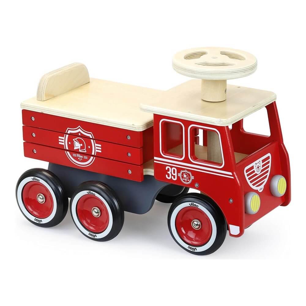 Porteur - Camion de pompier - Porteurs - Boutique LeoLudo - Vilac
