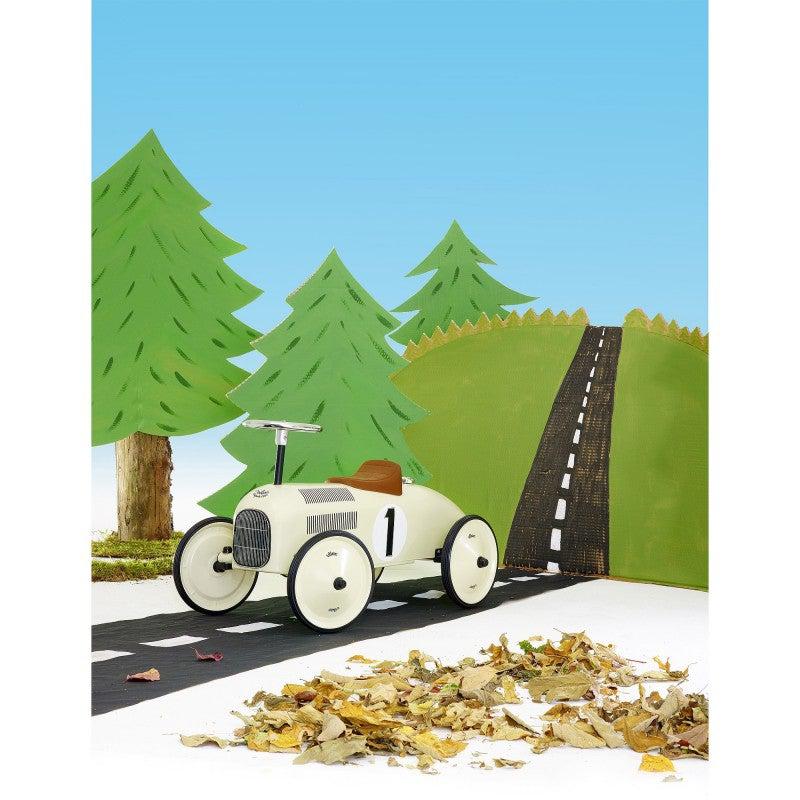 Porteur voiture vintage - Blanc crème - Porteurs - Boutique LeoLudo - Vilac
