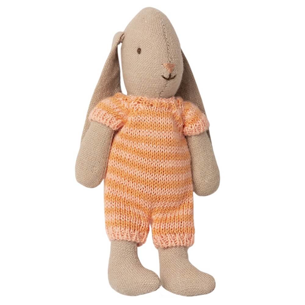 Poupée Lapin Micro en pyjama tricoté (4.25") - Poupées - Boutique LeoLudo - Maileg