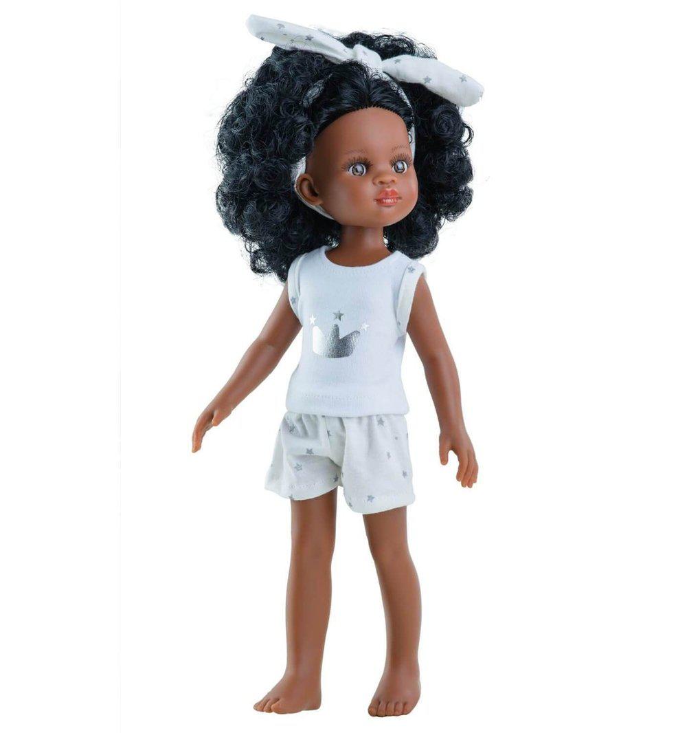 Poupée Las Amigas - Nora en pyjama-Poupée-Paola Reina-Boutique LeoLudo