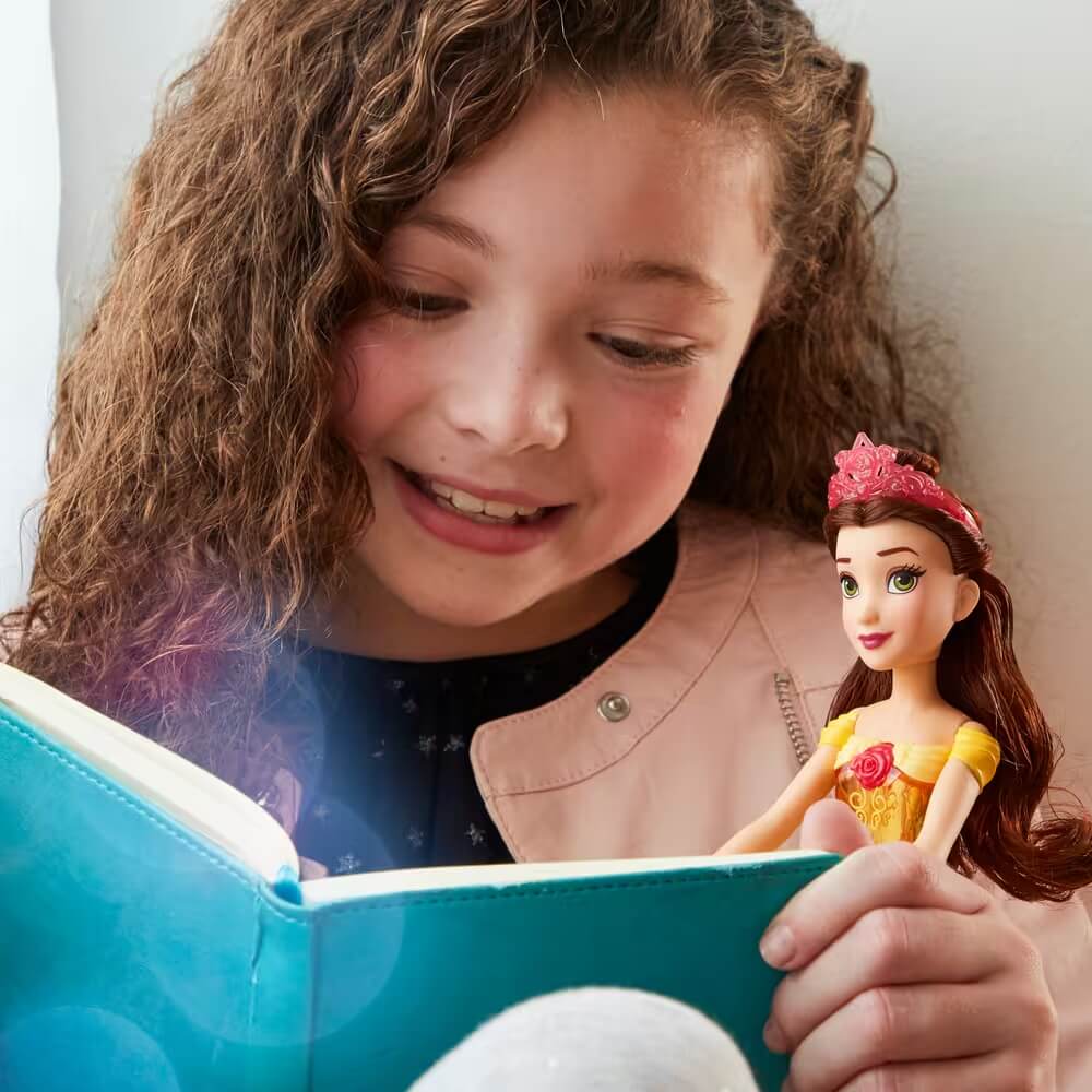 Poupée princesse scintillante Disney - Belle (33 cm)-Hasbro-Boutique LeoLudo