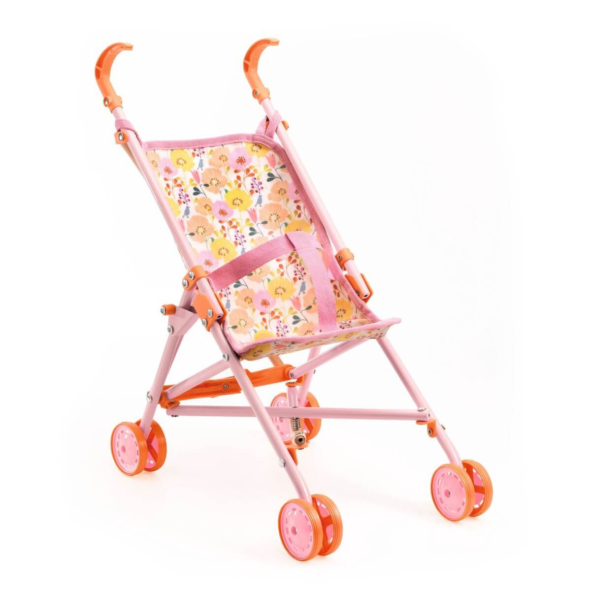 Poussette Flowers Pomea pour poupée (54 cm) - Accessoires poupée - Boutique LeoLudo - Djeco