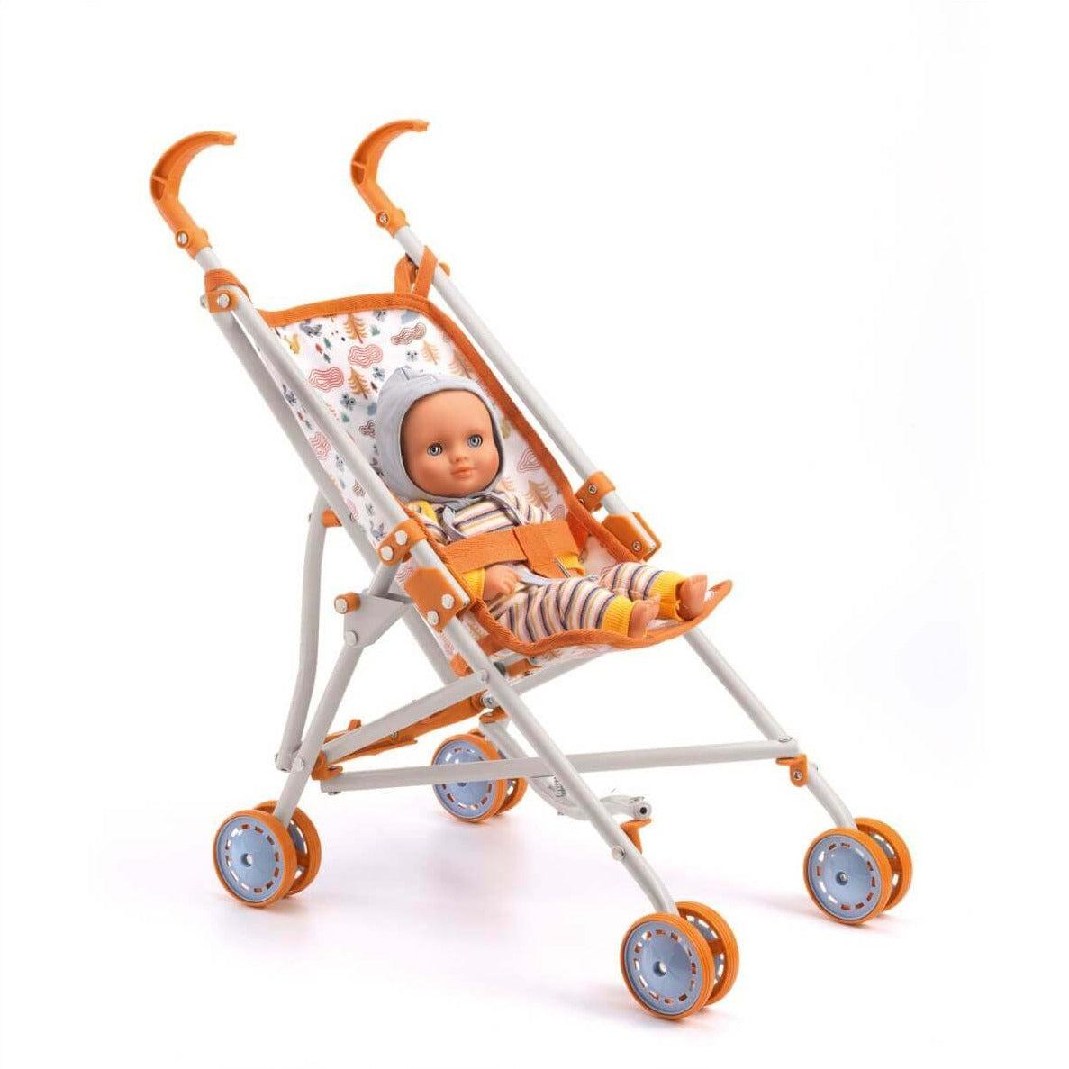 Poussette Forest Pomea pour poupée (54 cm) - Accessoires poupée - Boutique LeoLudo - Djeco