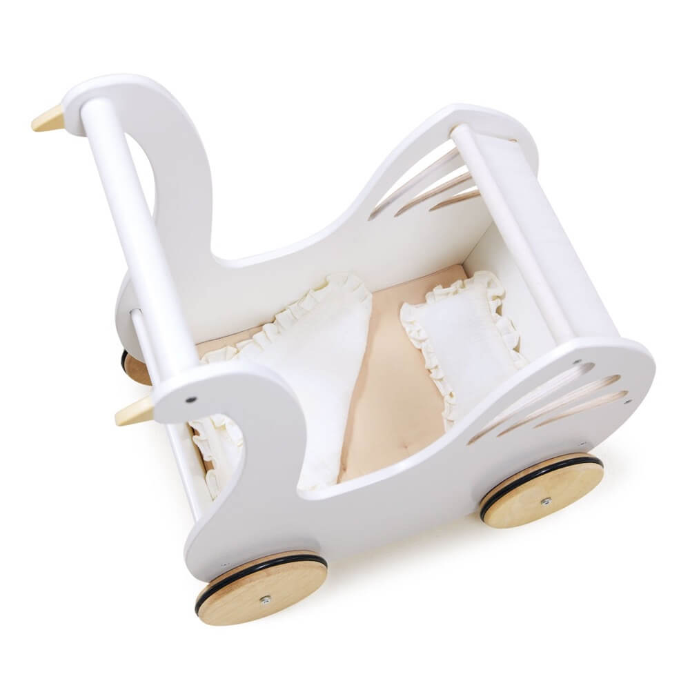 Poussette Sweet Swan pour poupée-Tender Leaf Toys-Boutique LeoLudo