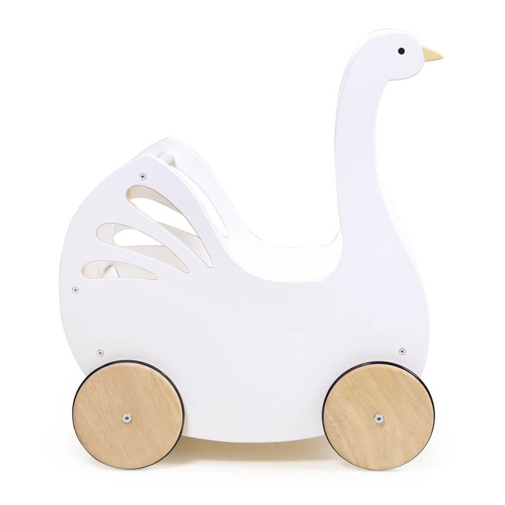 Poussette Sweet Swan pour poupée-Tender Leaf Toys-Boutique LeoLudo