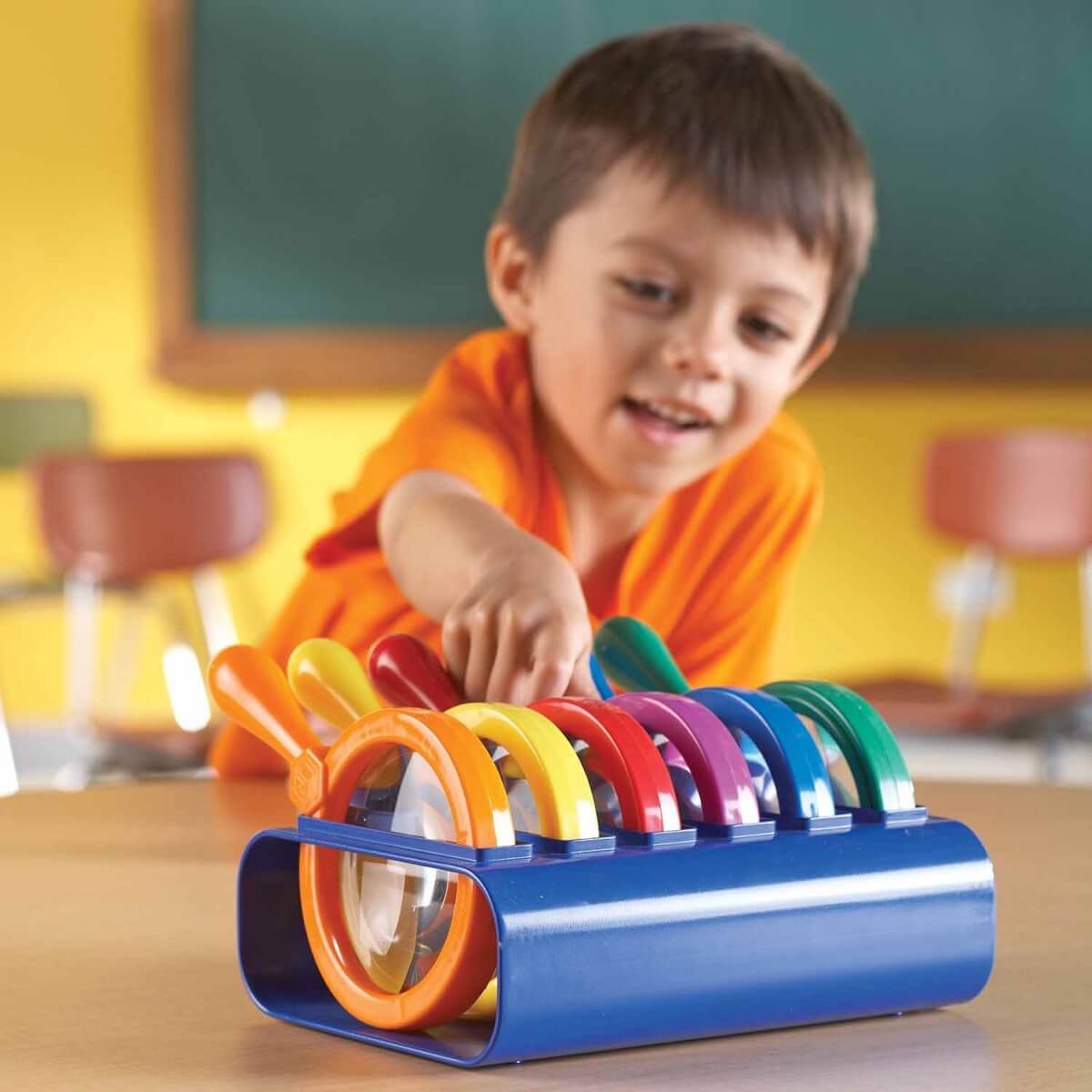 Primary Science - Loupes jumbo avec support - Jeux scientifiques - Boutique LeoLudo - Learning Resources