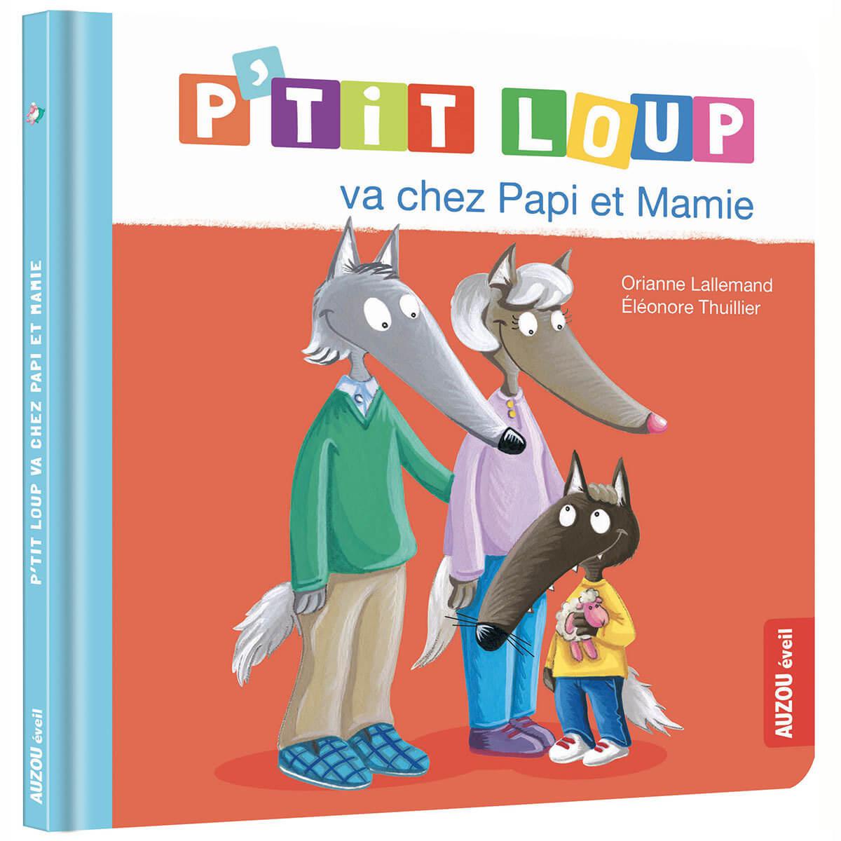 P'tit Loup va chez Papi et Mamie - Livres - Boutique LeoLudo - Auzou