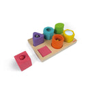 Puzzle 6 cubes sensoriels en bois Iwood - Jouets d'éveil - Boutique LeoLudo - Janod