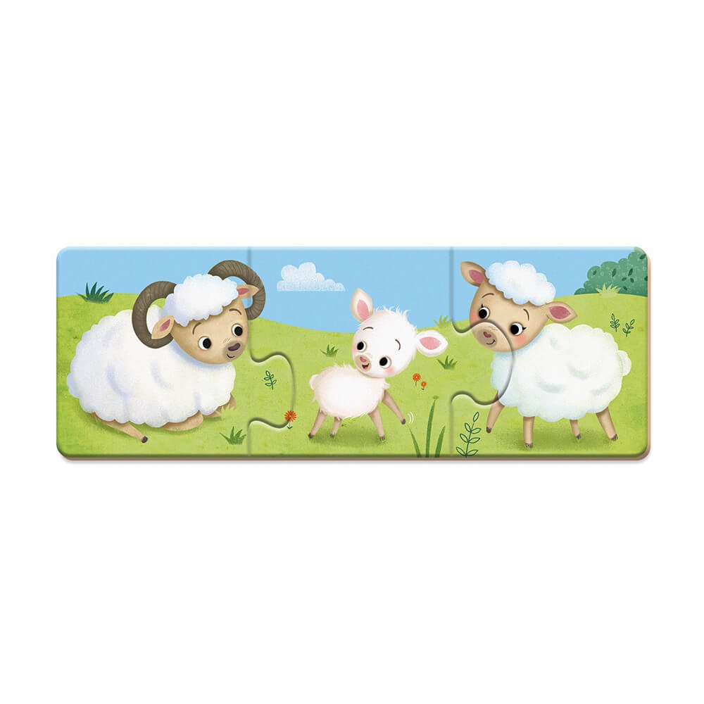 Puzzle d'association Trionimo (10 x 3 pcs) - Casse - têtes - Boutique LeoLudo - Janod