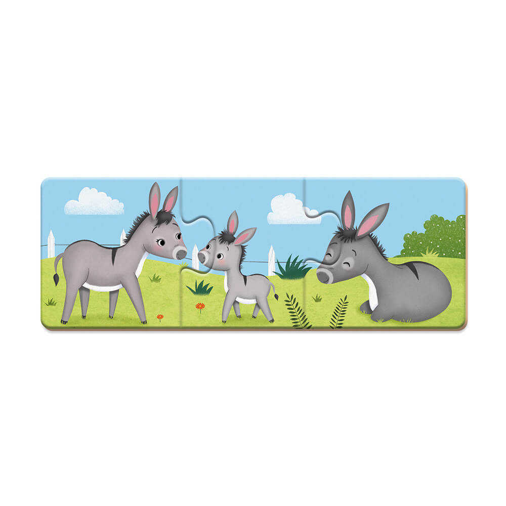 Puzzle d'association Trionimo (10 x 3 pcs) - Casse - têtes - Boutique LeoLudo - Janod