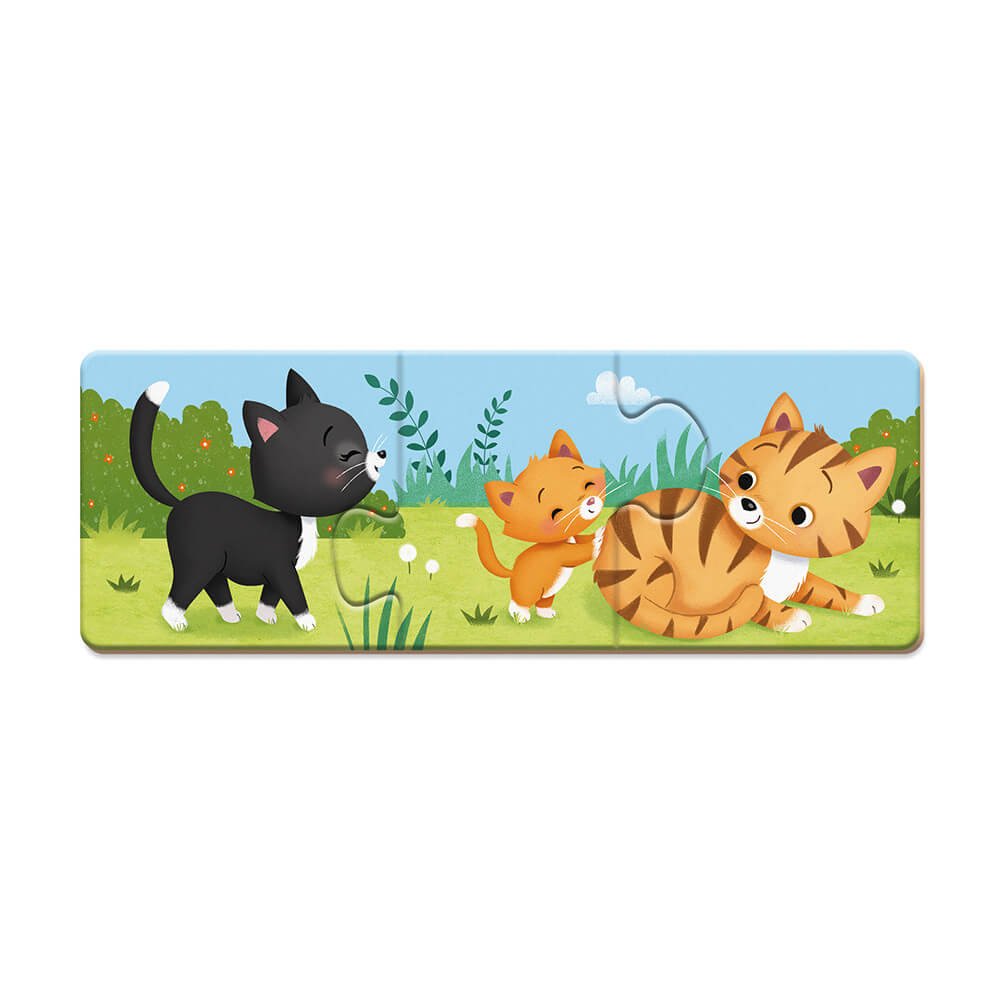 Puzzle d'association Trionimo (10 x 3 pcs) - Casse - têtes - Boutique LeoLudo - Janod