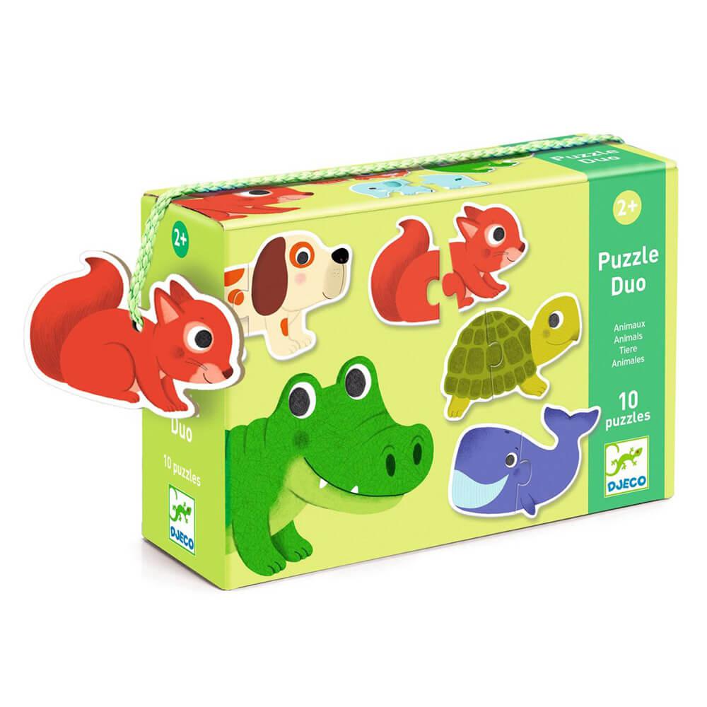 Puzzle duo - Animaux - Casse - têtes - Boutique LeoLudo - Djeco