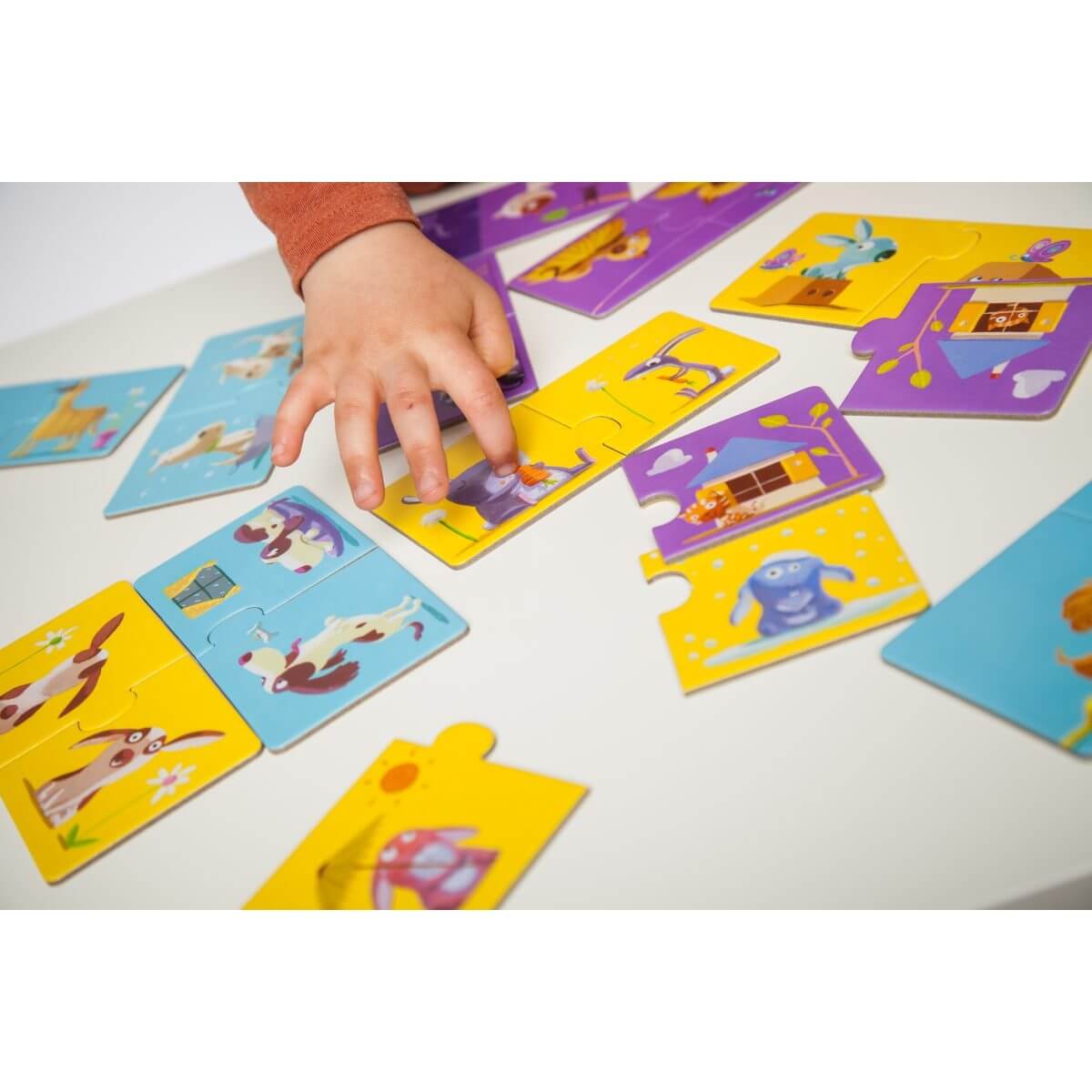 Puzzle duo - Contraires - Casse - têtes - Boutique LeoLudo - Djeco