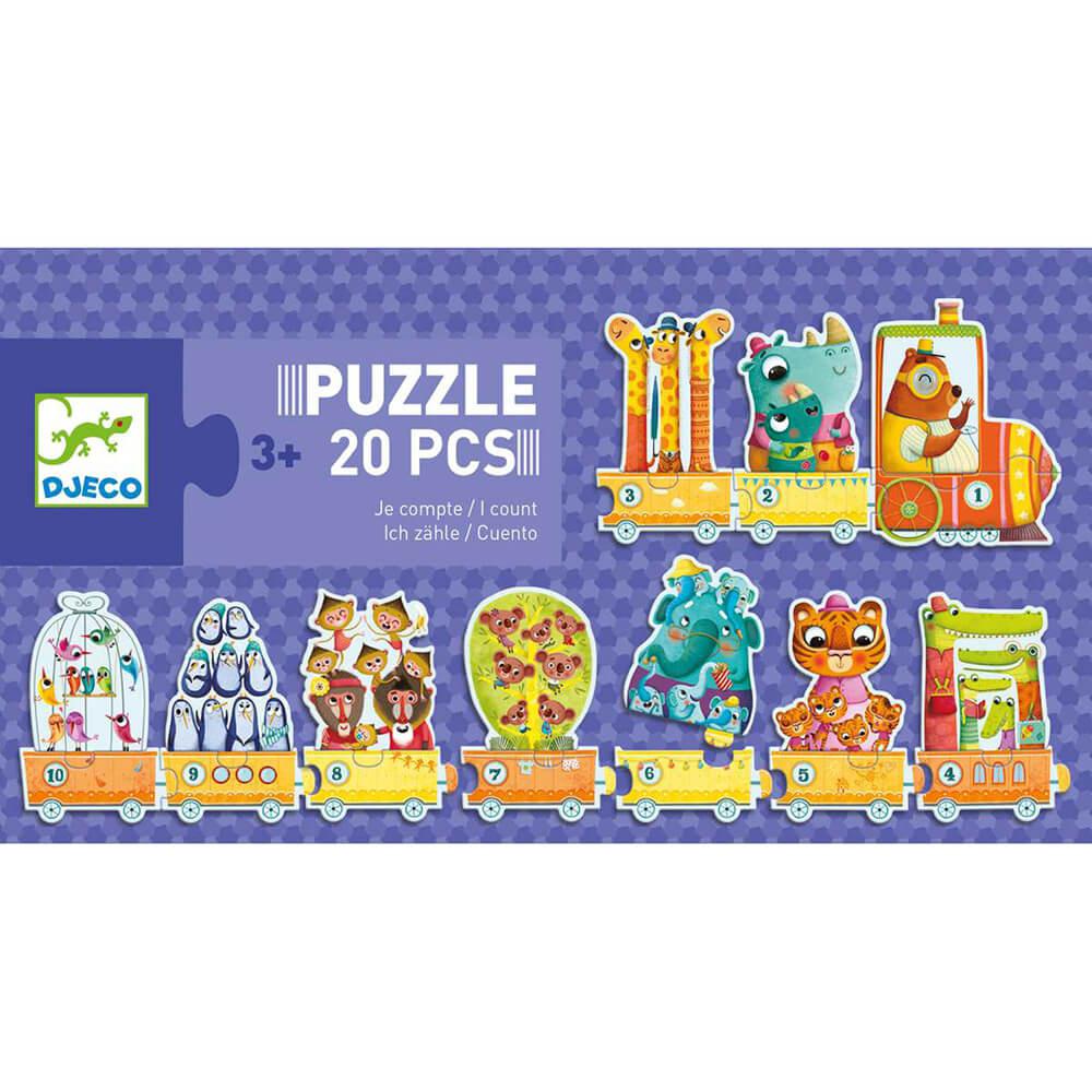 Puzzle duo - Je compte-Djeco-Boutique LeoLudo