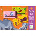 Puzzle duo - Mamans et bébés animaux - Casse - têtes - Boutique LeoLudo - Djeco