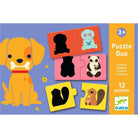 Puzzle duo - Ombres (12 x 2 pcs.) - Casse - têtes - Boutique LeoLudo - Djeco
