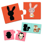 Puzzle duo - Ombres (12 x 2 pcs.) - Casse - têtes - Boutique LeoLudo - Djeco