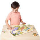 Puzzle en bois à encastrer - Dinosaures (24 pcs) - Casse - têtes - Boutique LeoLudo - Melissa & Doug