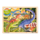 Puzzle en bois à encastrer - Dinosaures (24 pcs) - Casse - têtes - Boutique LeoLudo - Melissa & Doug