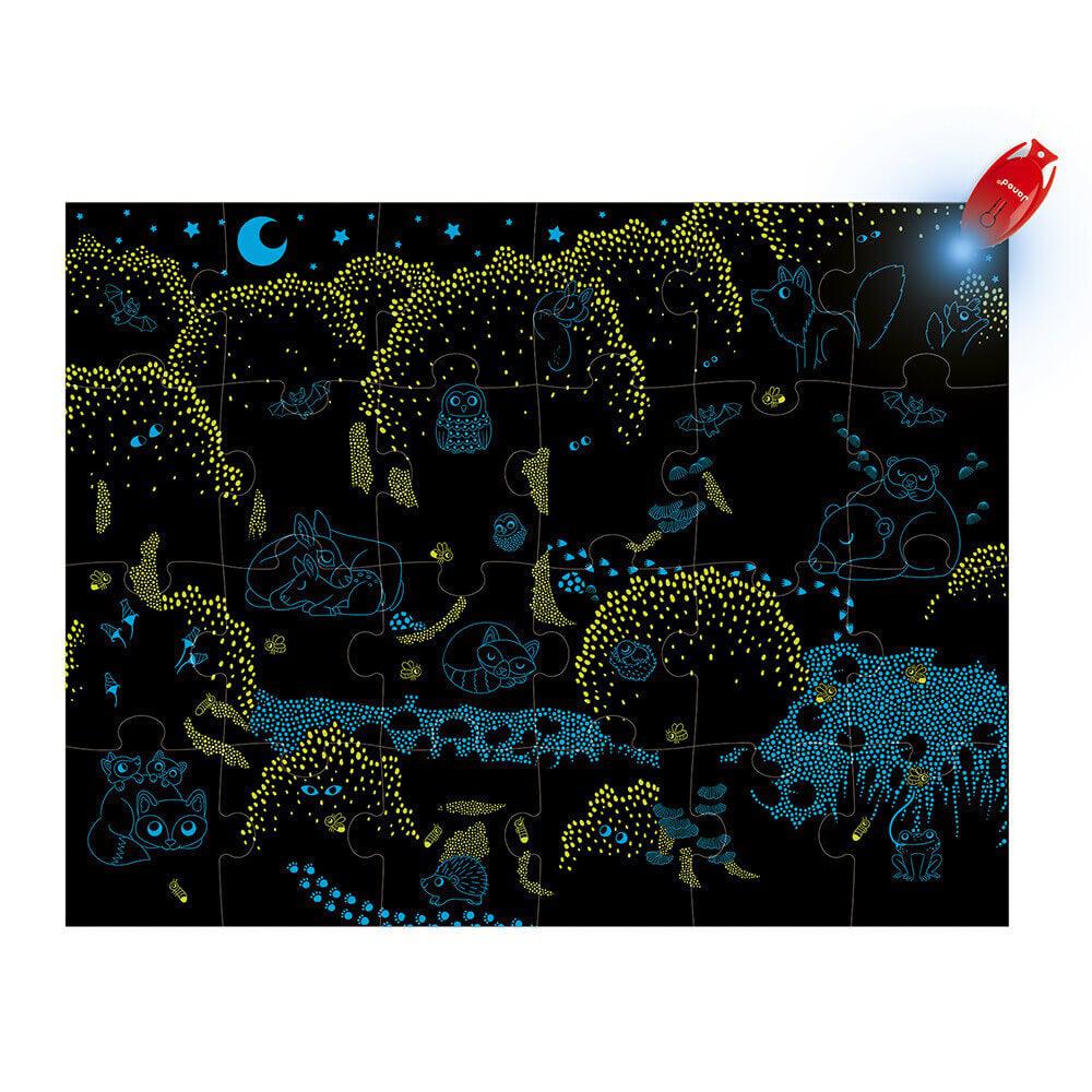 Puzzle magique - La forêt (24 pcs) - Casse - têtes - Boutique LeoLudo - Janod