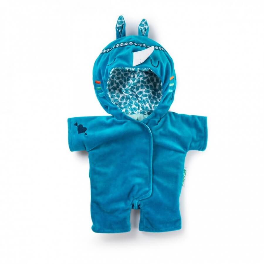 Pyjama combinaison rhino pour poupée 36cm-Accessoires poupée-Lilliputiens-Boutique LeoLudo