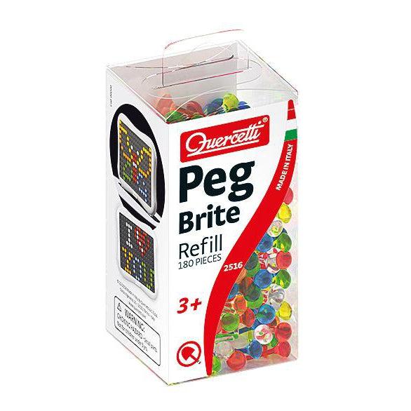 Recharge Peg Brite (180 pièces) de Quercetti - Boutique LeoLudo