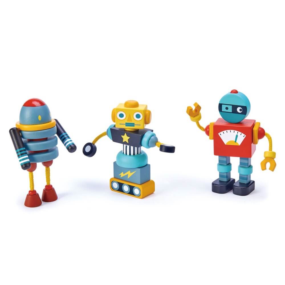 Robots à construire - Jeux d'assemblage - Boutique LeoLudo - Tender Leaf Toys
