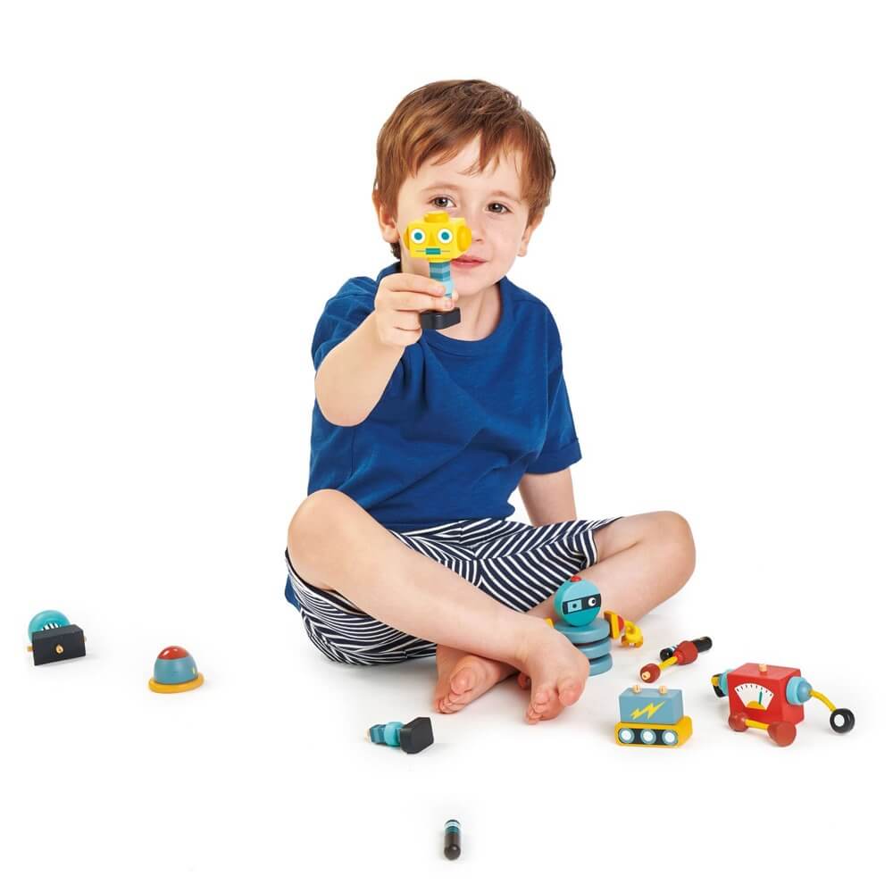 Robots à construire - Jeux d'assemblage - Boutique LeoLudo - Tender Leaf Toys