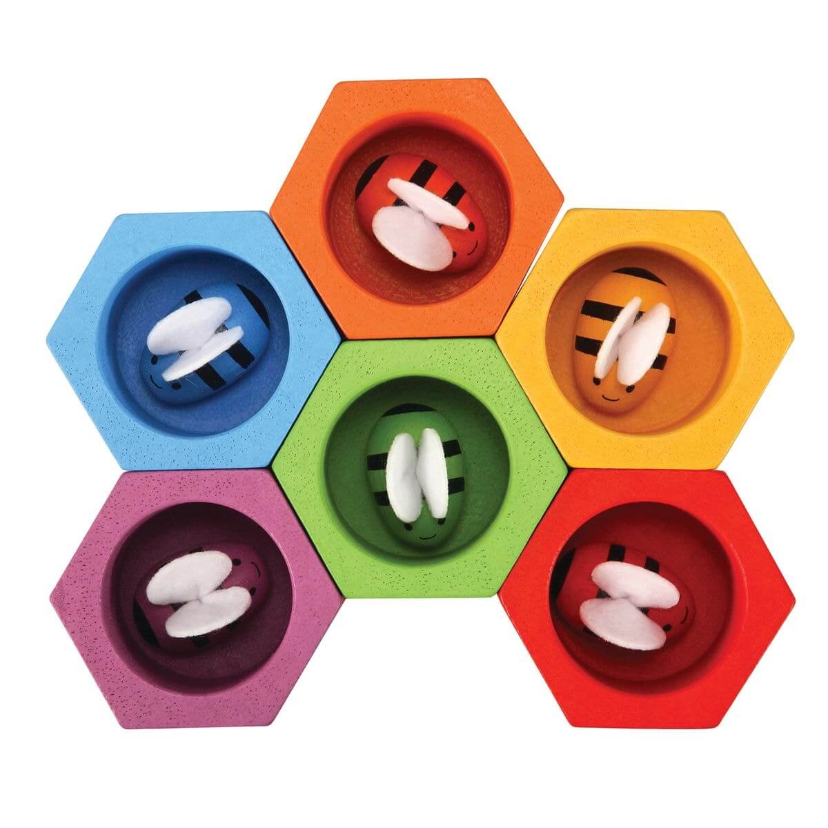 Ruche d'abeilles à trier - Jouets à trier & empiler - Boutique LeoLudo - Plan Toys