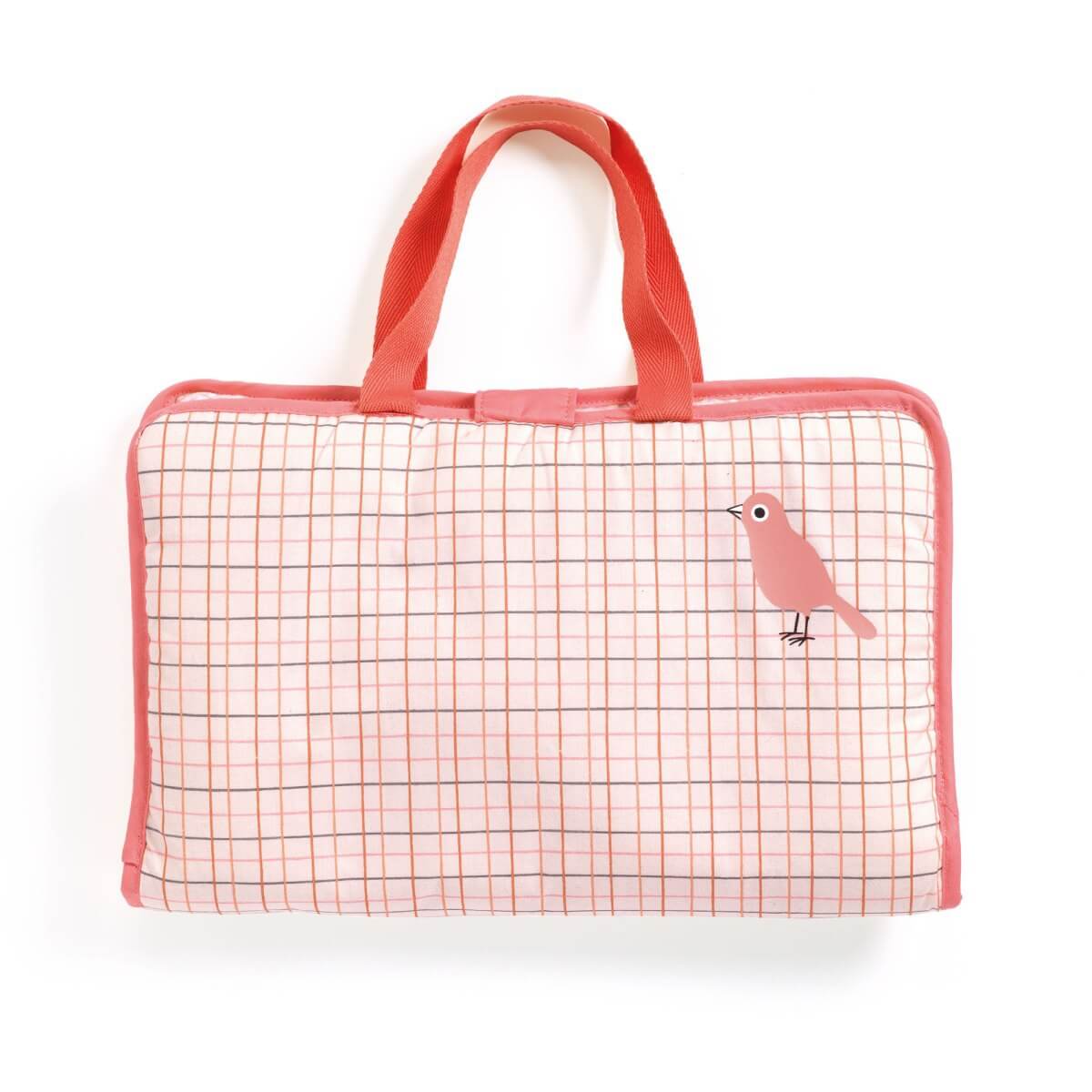Sac à langer Pink Peak pour poupée Pomea-Djeco-Boutique LeoLudo