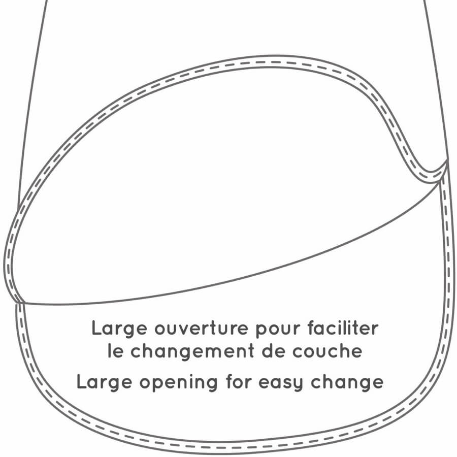 Sac de nuit matelassé en bambou - Mousse (1.0 tog)-Perlimpinpin-Boutique LeoLudo