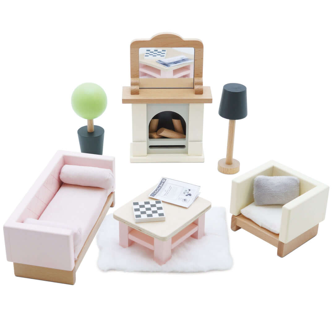 Salon Daisylane pour maison de poupée - Accessoires de maison de poupées - Boutique LeoLudo - Le Toy Van