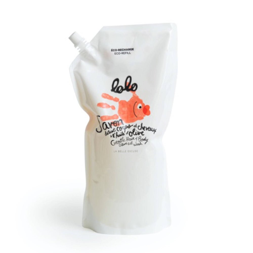 Savon délicat corps et cheveux à l'huile d'olive - Soins et hygiène - Boutique LeoLudo - lolo et moi