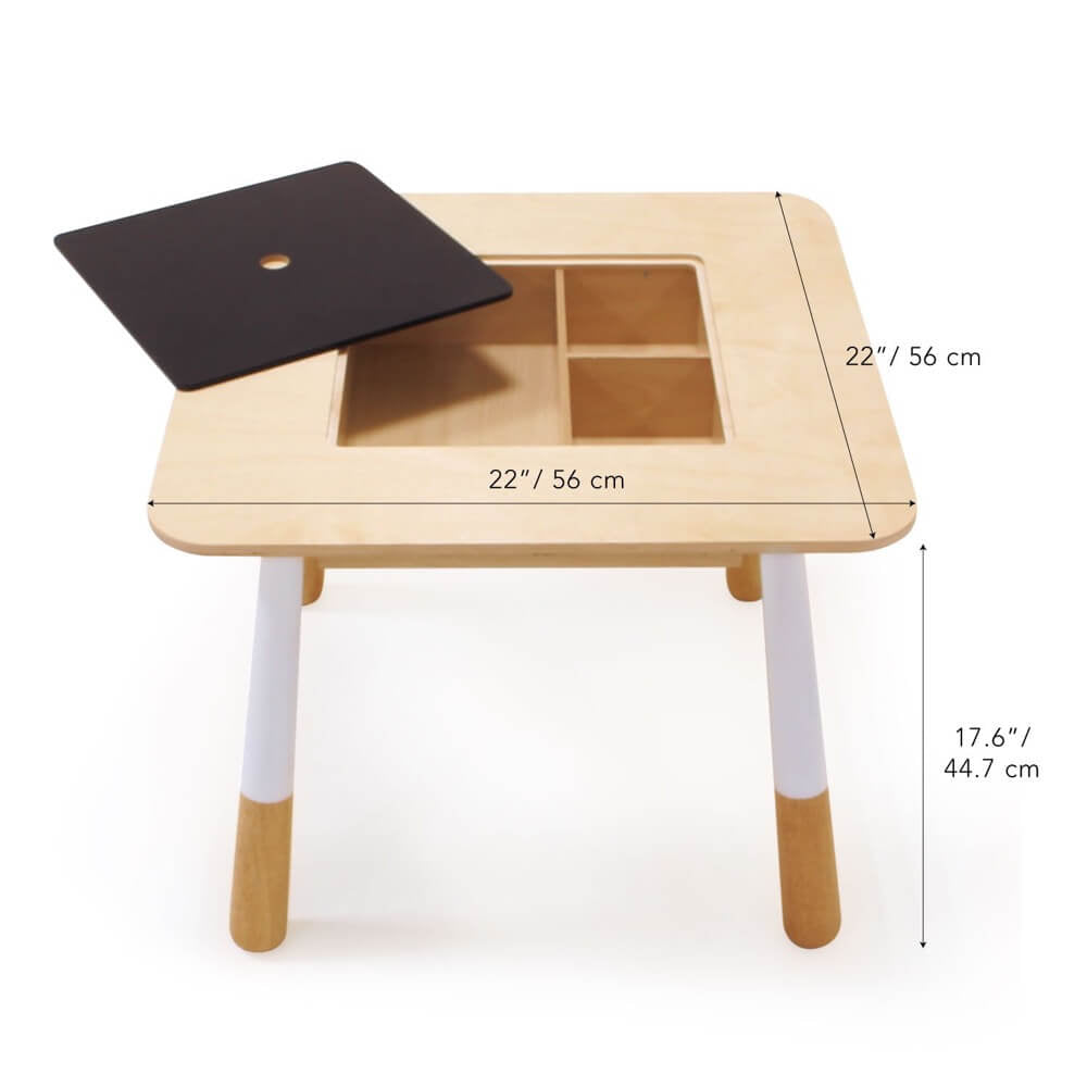 Table en bois Forêt avec espace de rangement - Meubles - Boutique LeoLudo - Tender Leaf Toys