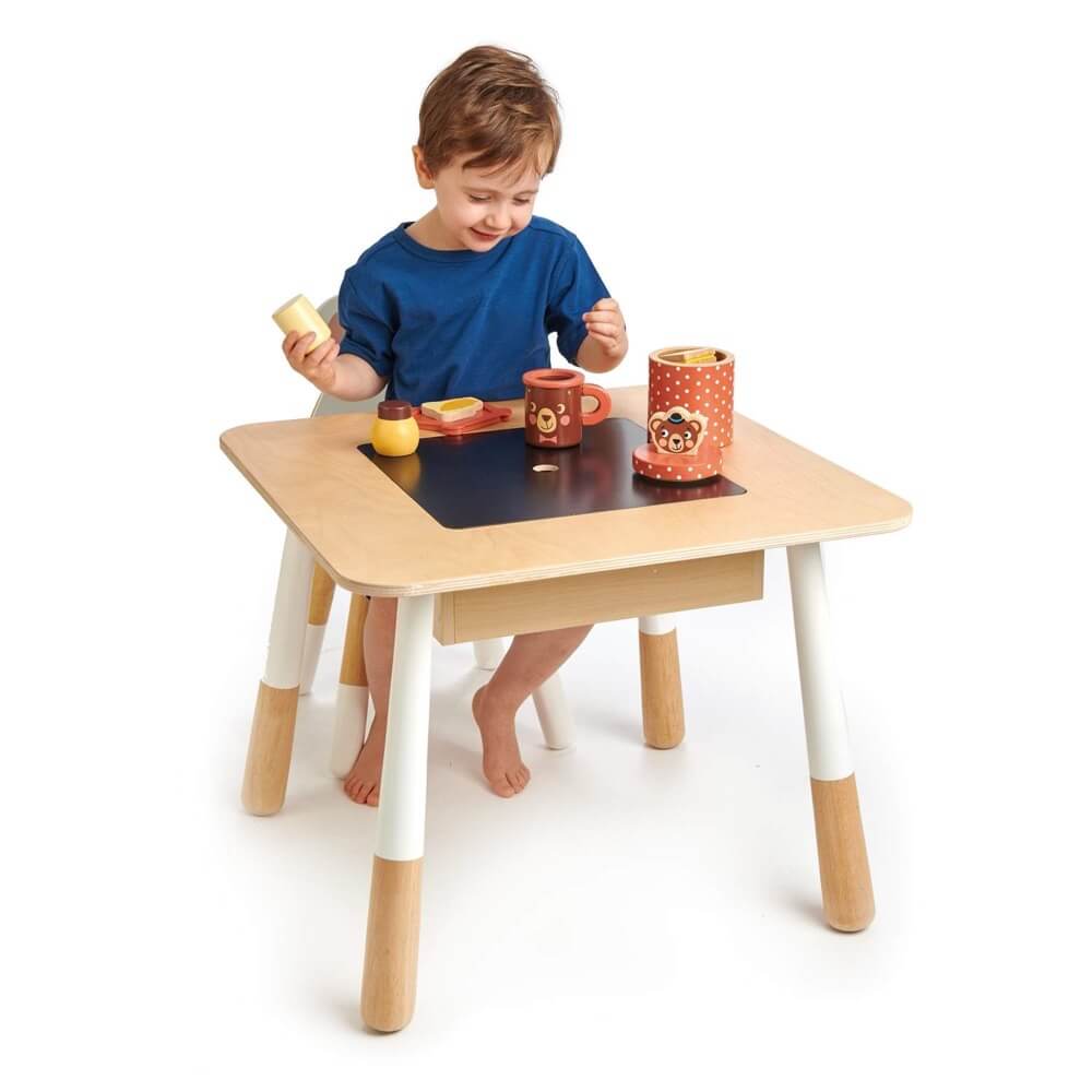 Table en bois Forêt avec espace de rangement - Meubles - Boutique LeoLudo - Tender Leaf Toys