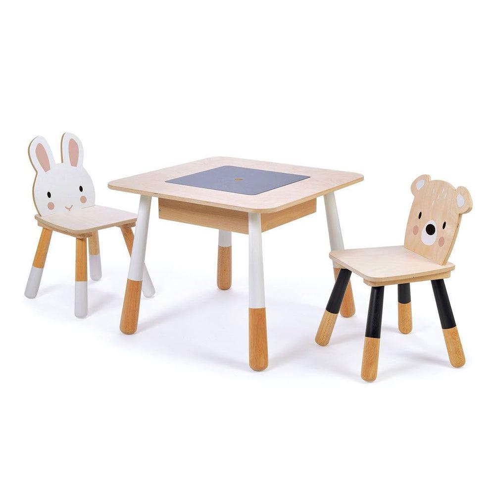 Table et chaises lapin & ours - Meubles - Boutique LeoLudo - Tender Leaf Toys