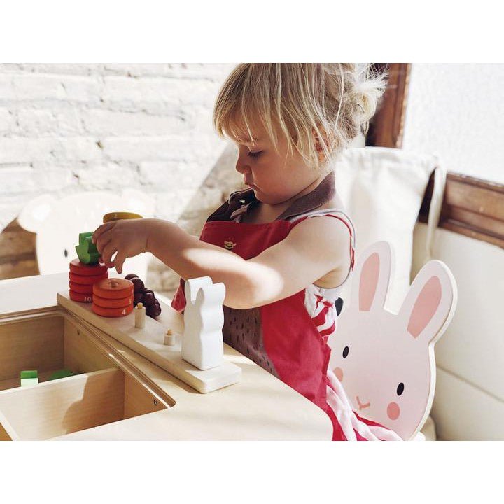 Table et chaises lapin & ours - Meubles - Boutique LeoLudo - Tender Leaf Toys